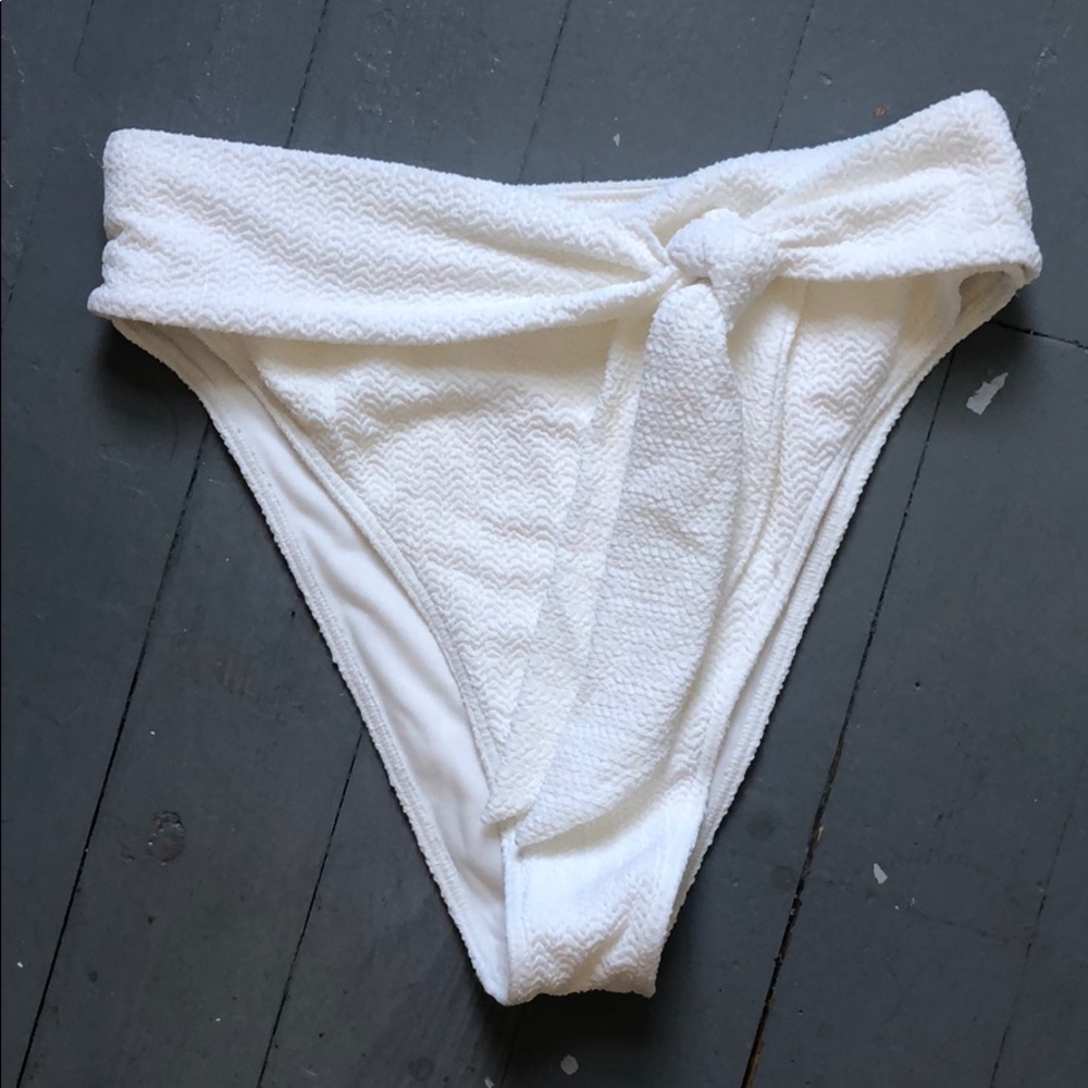 High waisted cheeky bathing suit bottoms